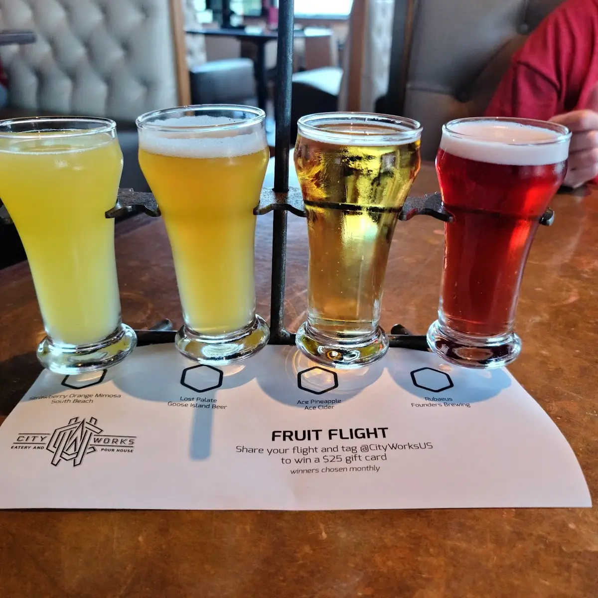 Fruited Flight Beer Flight