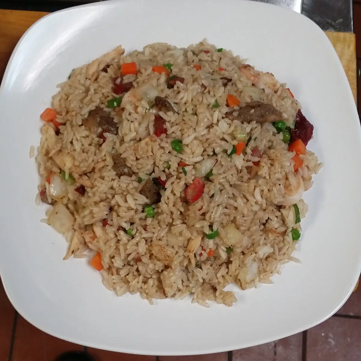 Egg Roll Pork Fried Rice