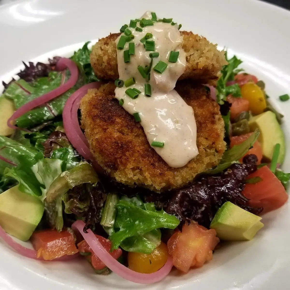 Crab Cake Salad