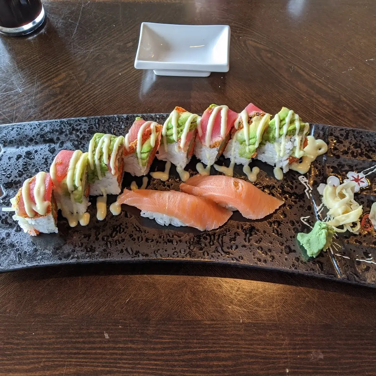 Crazy Tuna Roll with Smoked Salmon