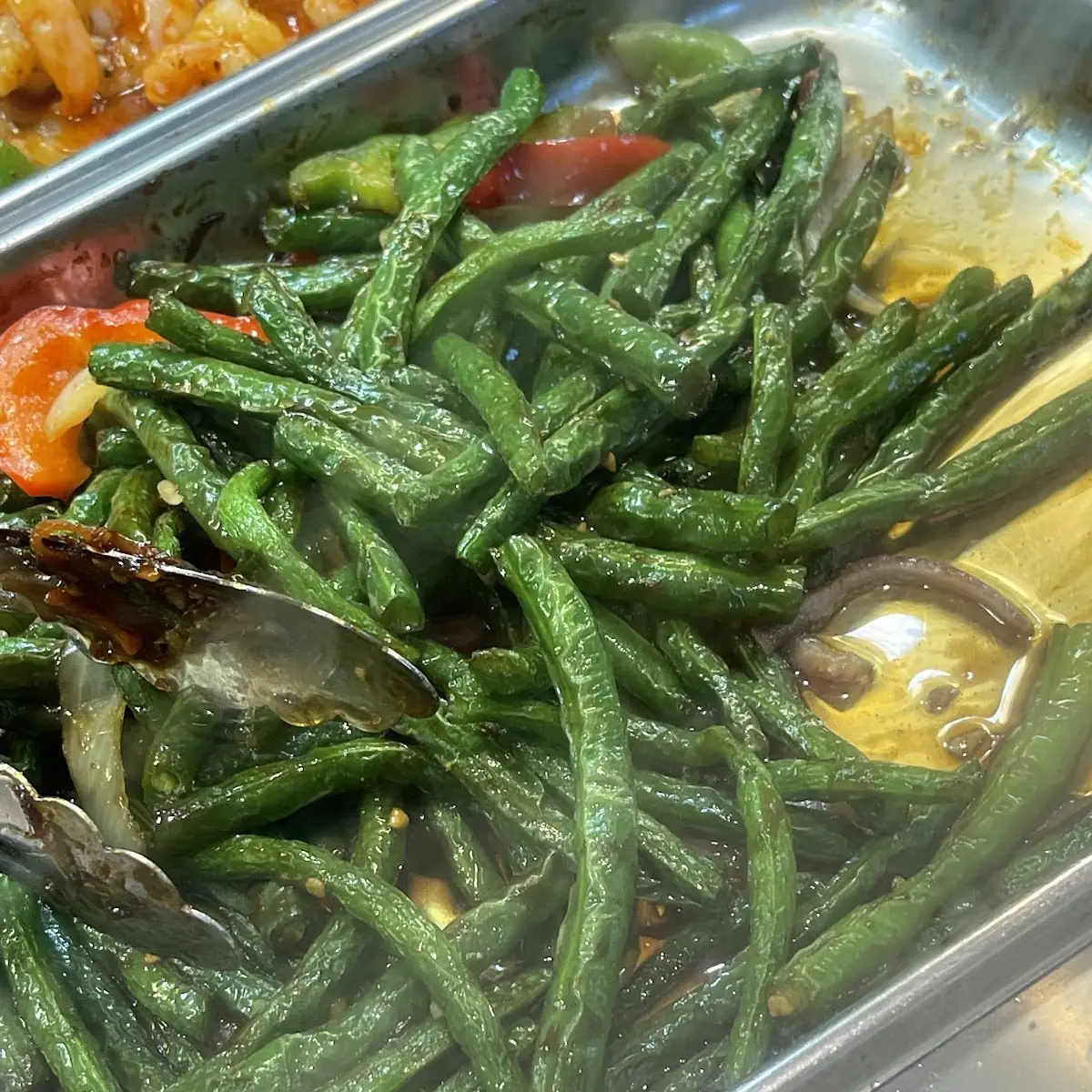 String Bean with Brown Sauce