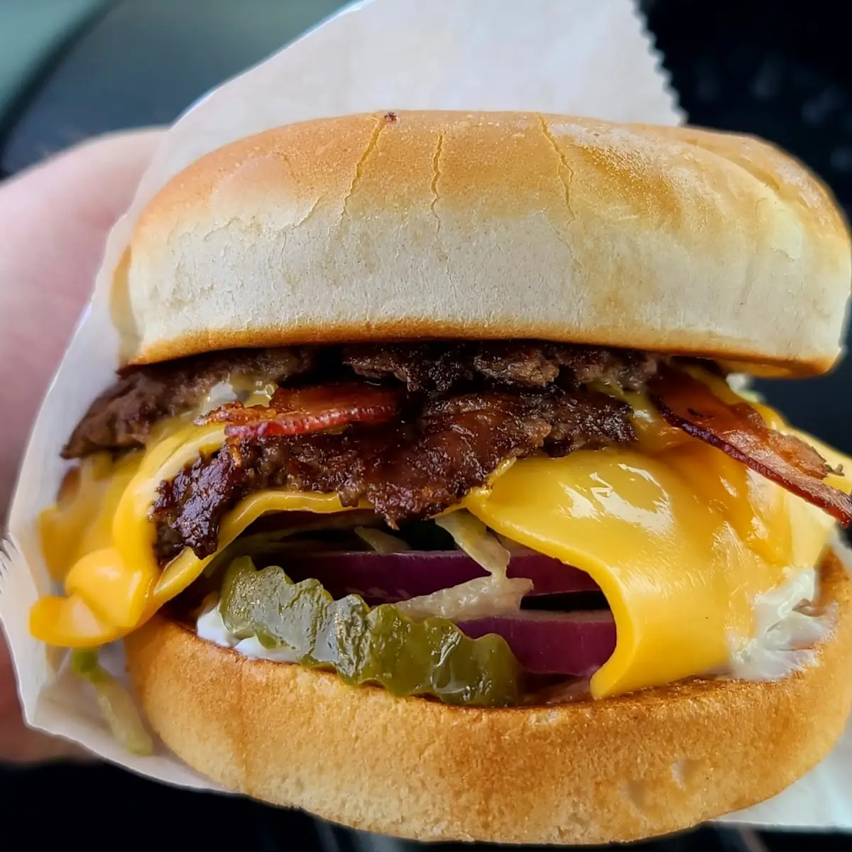 California Double Bacon Cheeseburger Deluxe