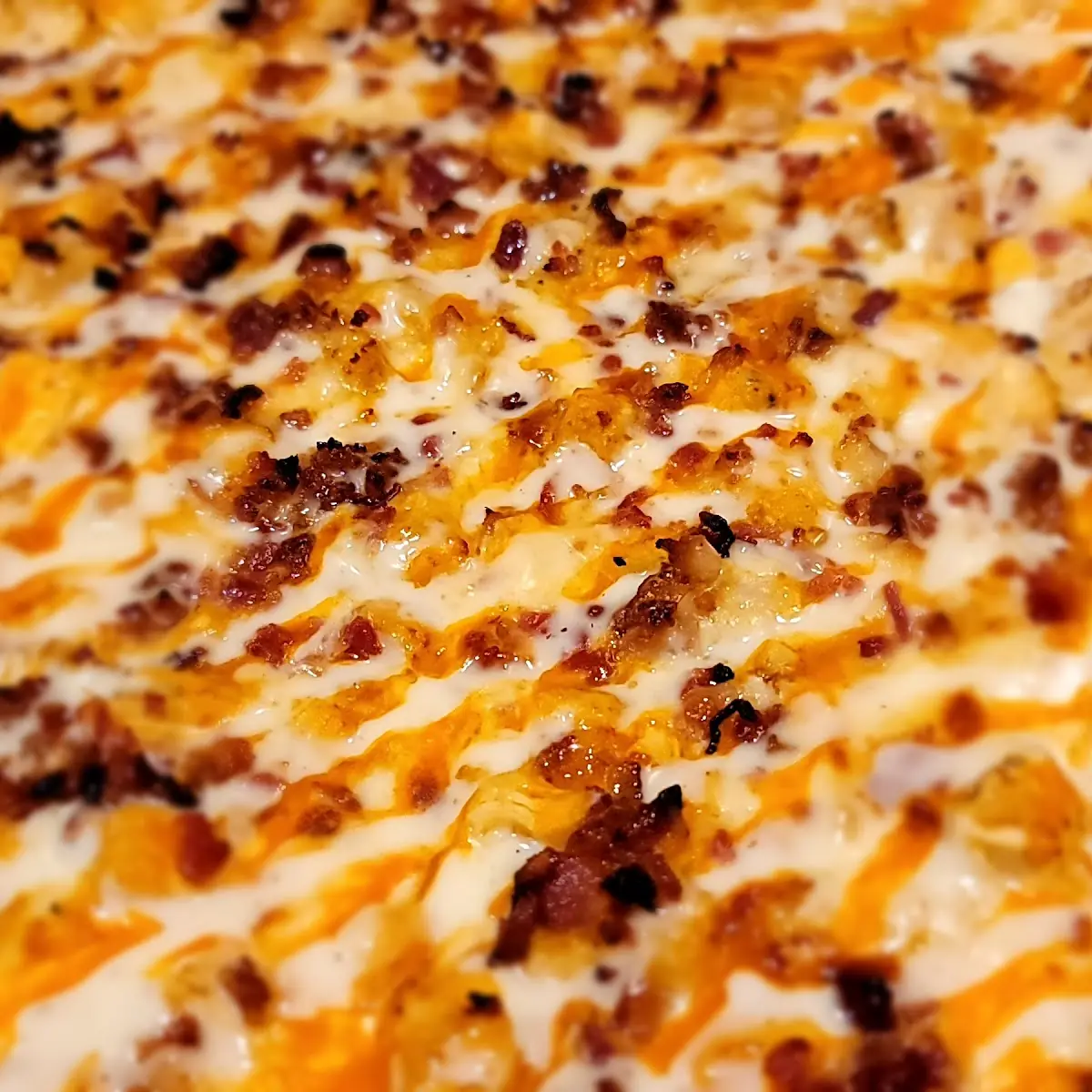 Buffalo Chicken Bacon Pizza