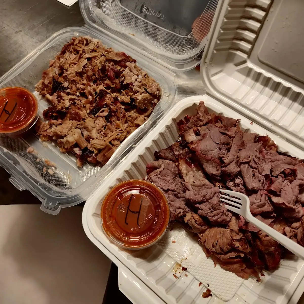 Pulled Pork and Pulled Beef Sauce on the Side