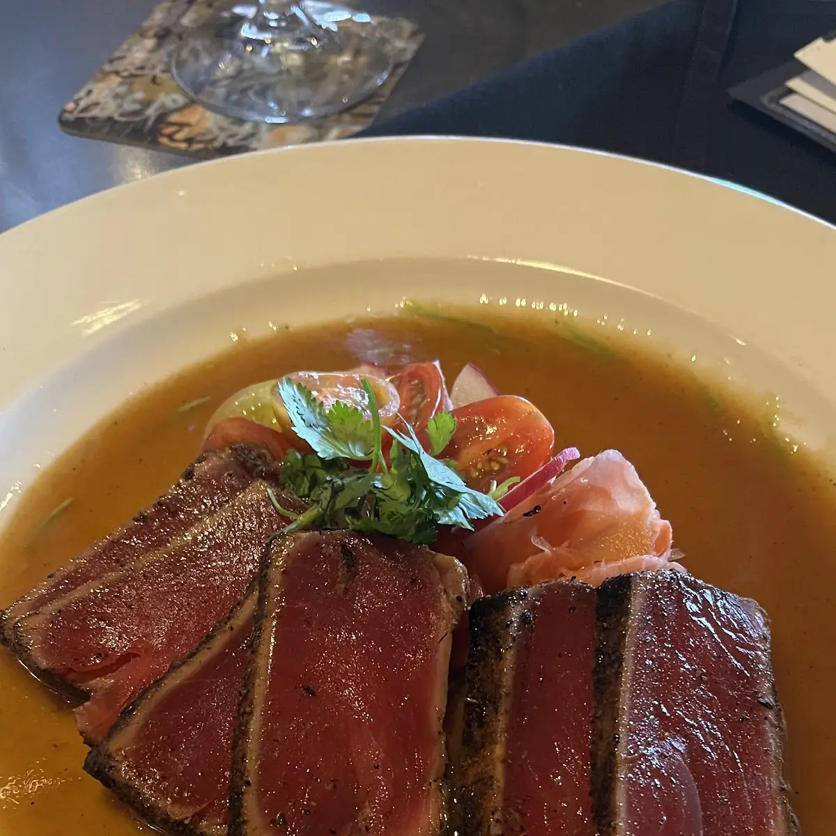 Pan Seared Ahi Sashimi