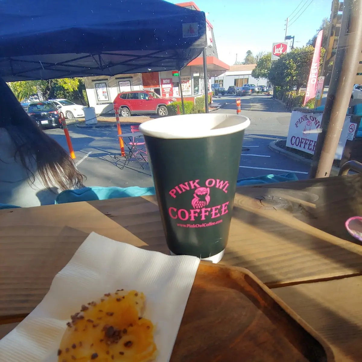 Mango and Passion Fruit Donut