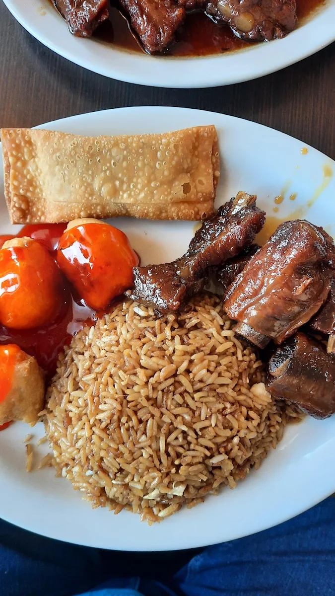 Rice Chicken Balls and Ribs, China Boat