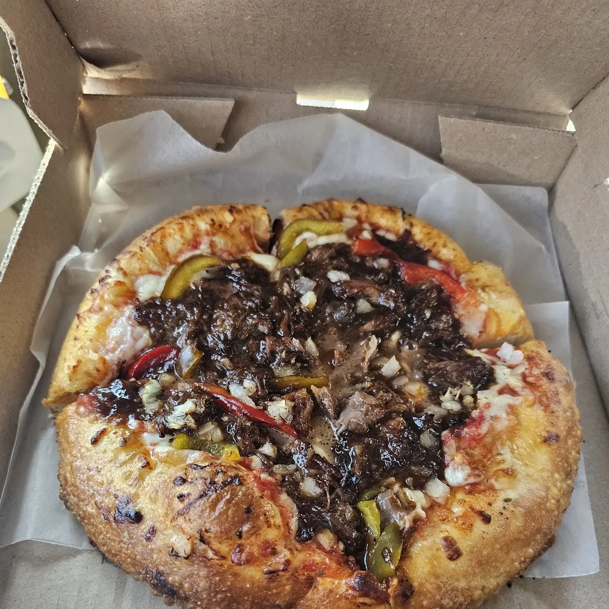 Personal Kennesaw Jerk Oxtail Pizza