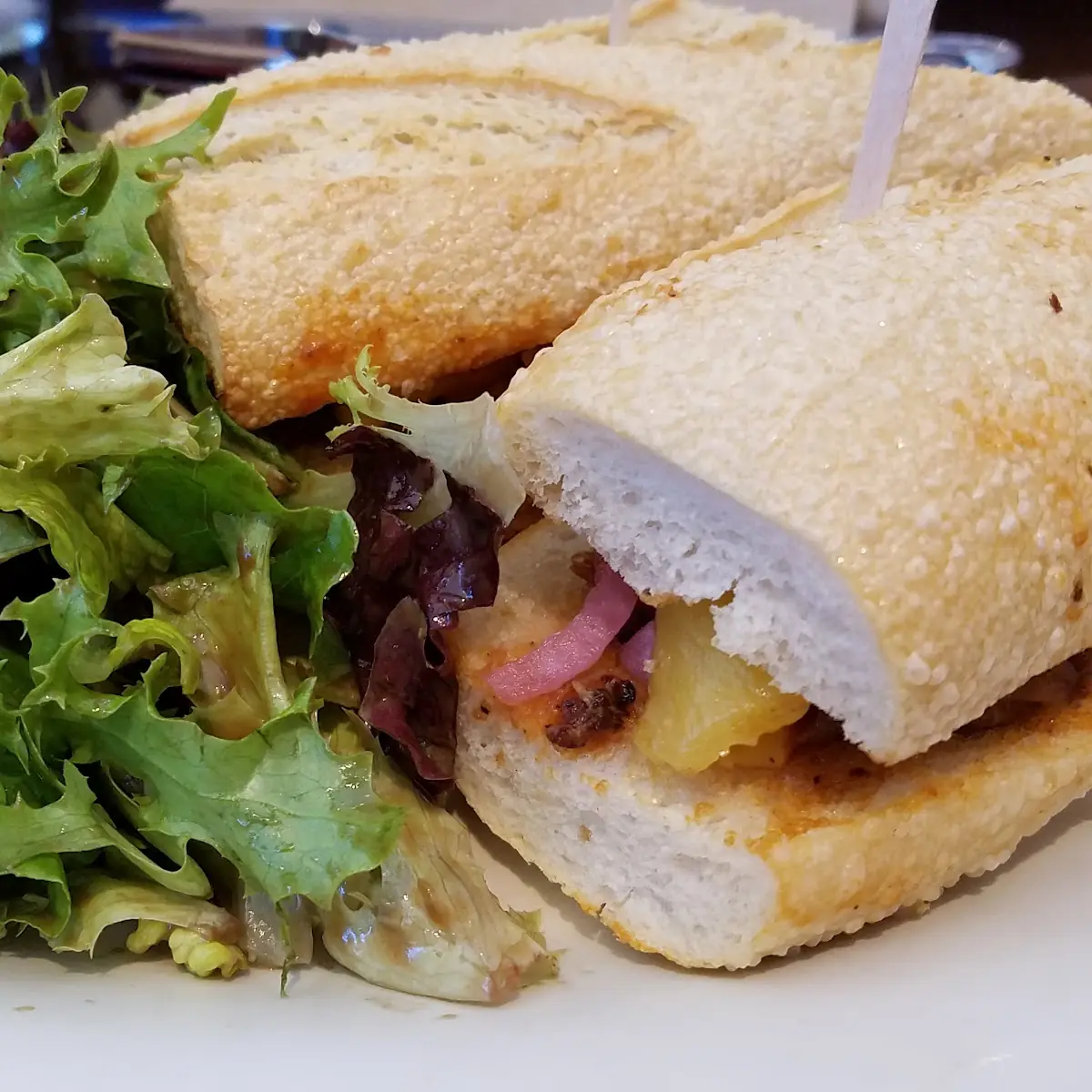 Aloha BBQ Pork Sandwich