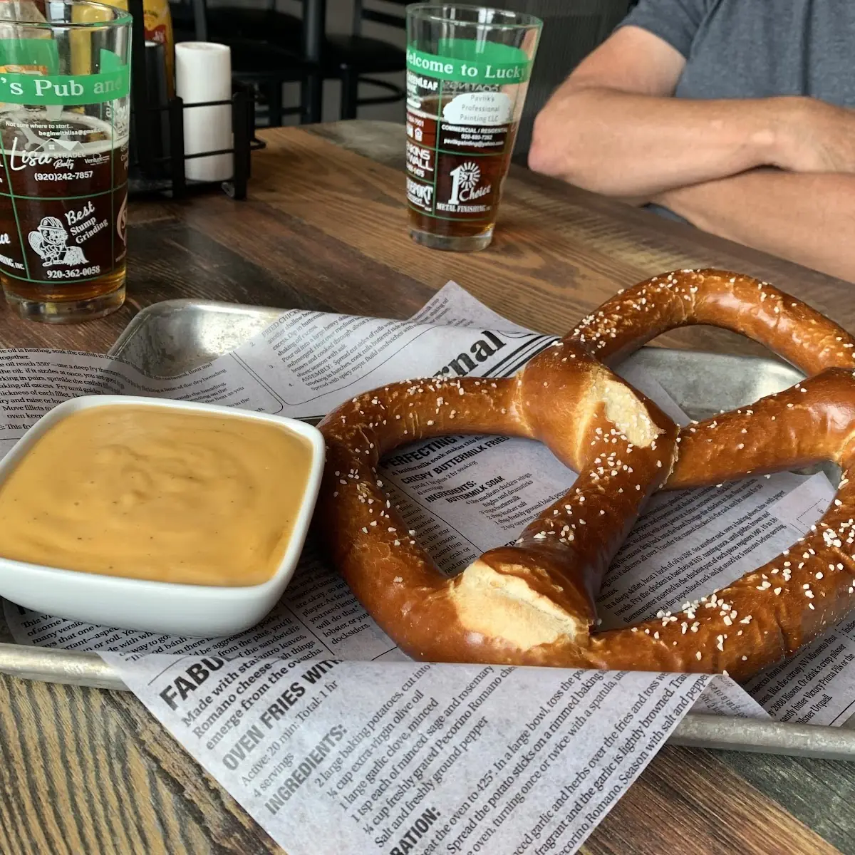 Pretzel and Beer Cheese Dip