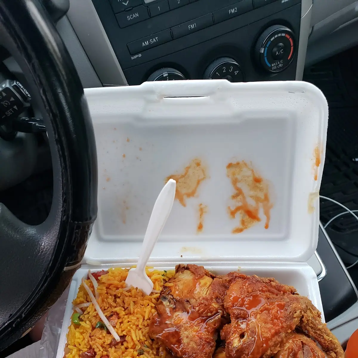 Half Chicken with Pork Fried Rice