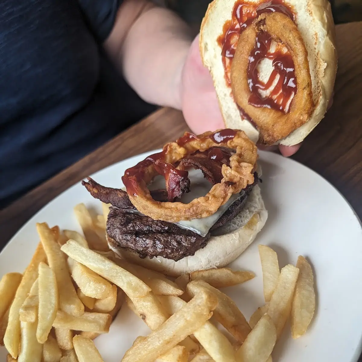 Bacon Mushroom Burger