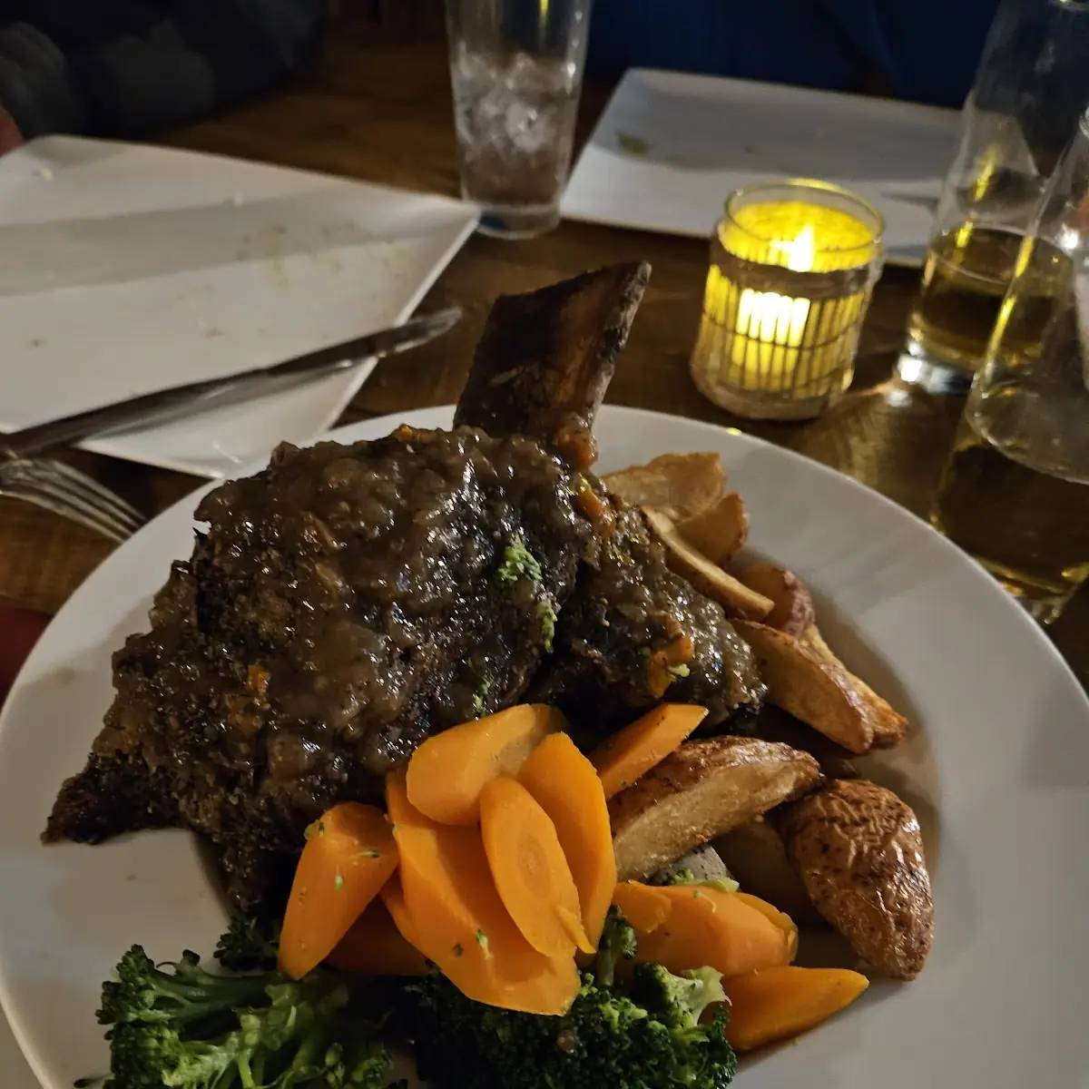 Braised Beef Short Ribs 1 Rib 2 Ribs, Renegadz Restaurant and Bar Lounge
