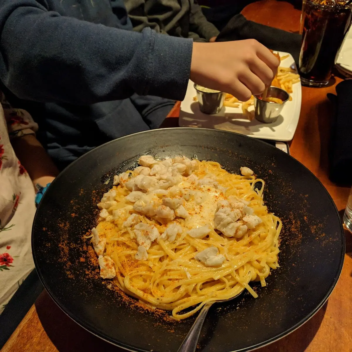 Crab Alfredo Pasta