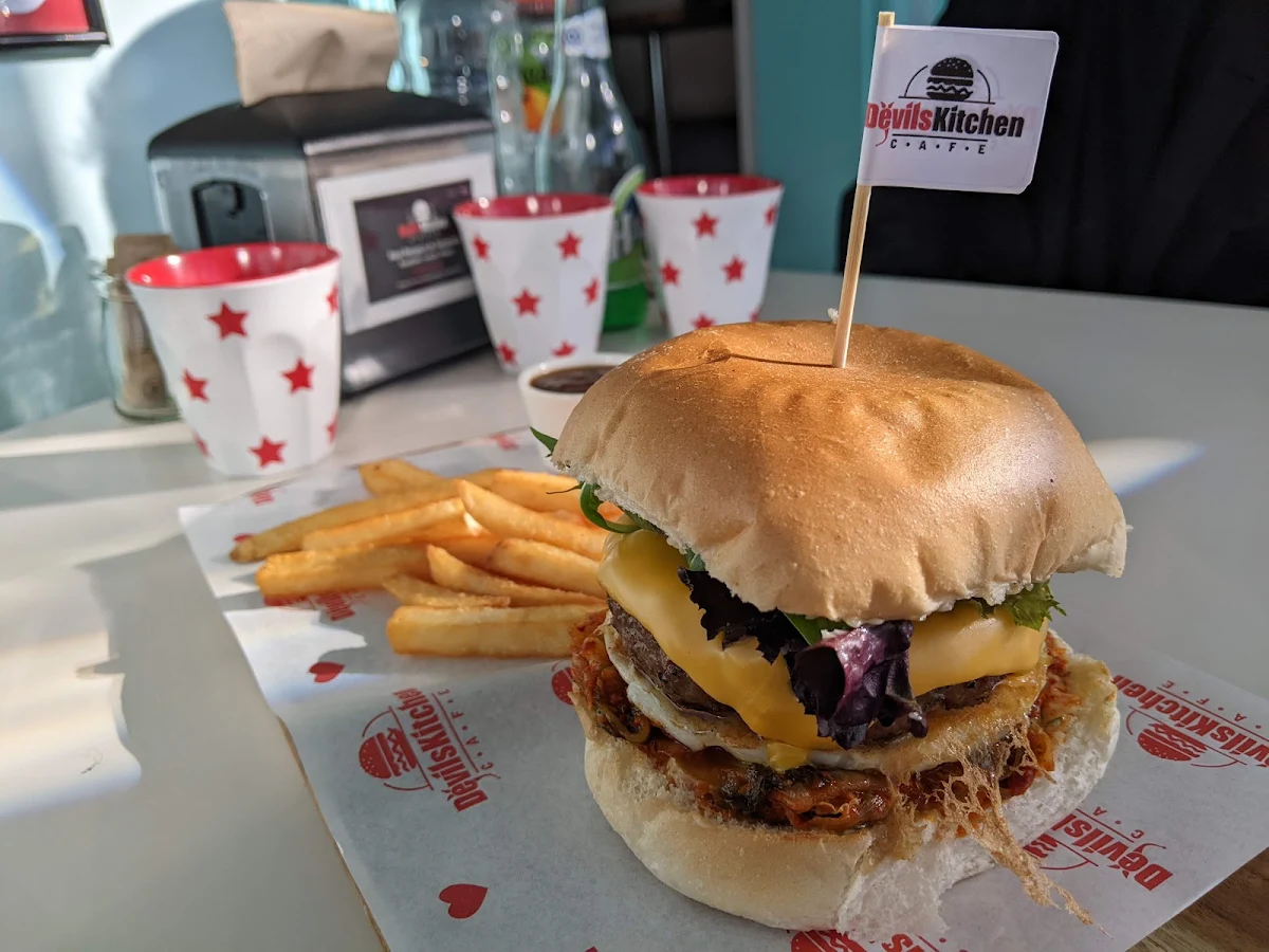 Kimchi Beef Burger