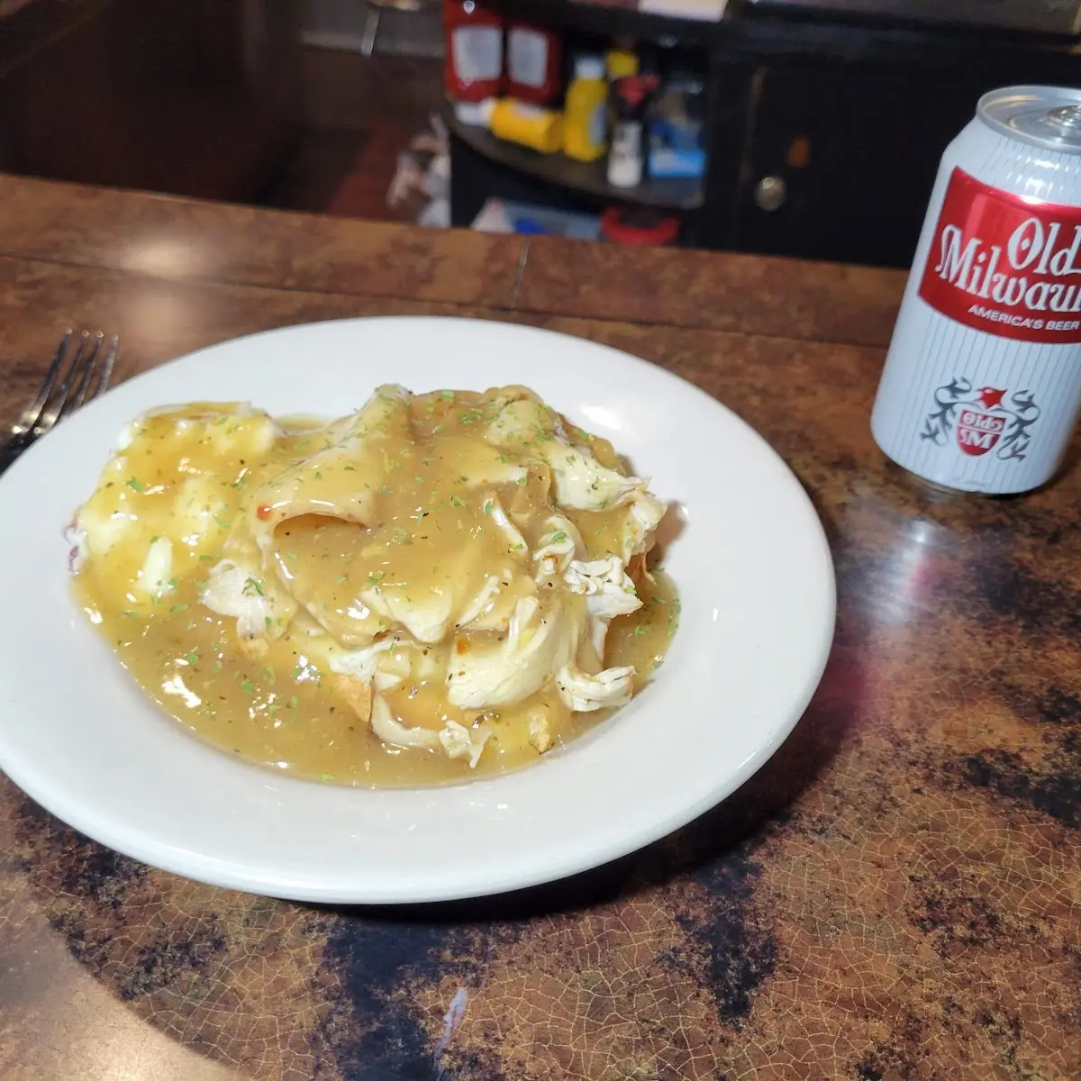 Open Faced Turkey Sandwich