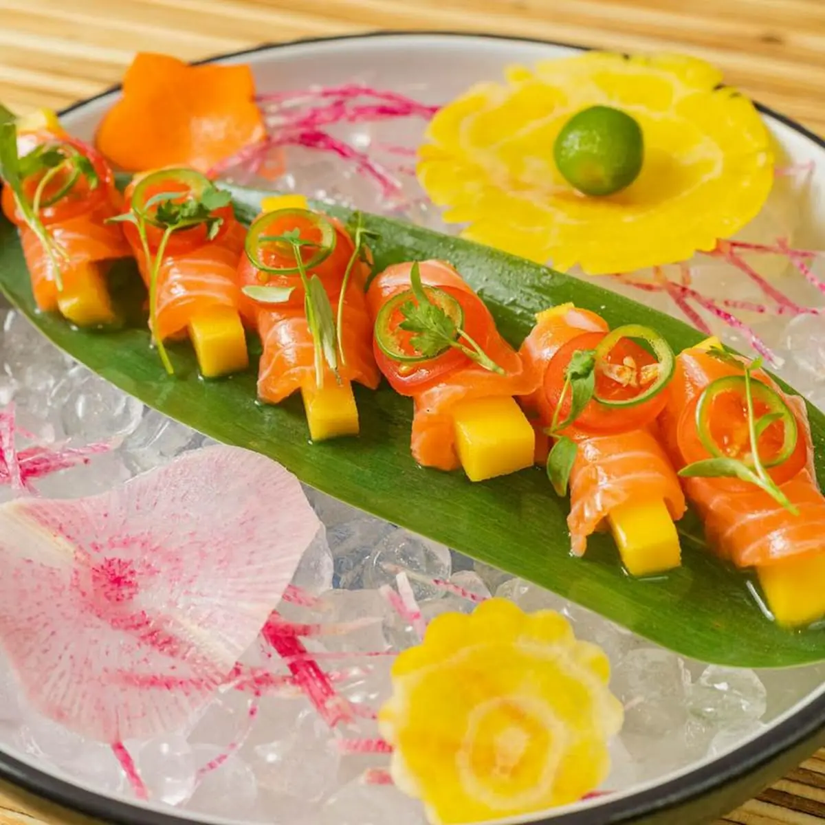 Mango Salmon Sashimi