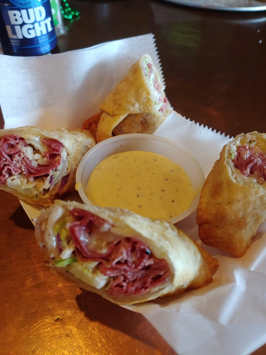 Corn Beef Egg Rolls