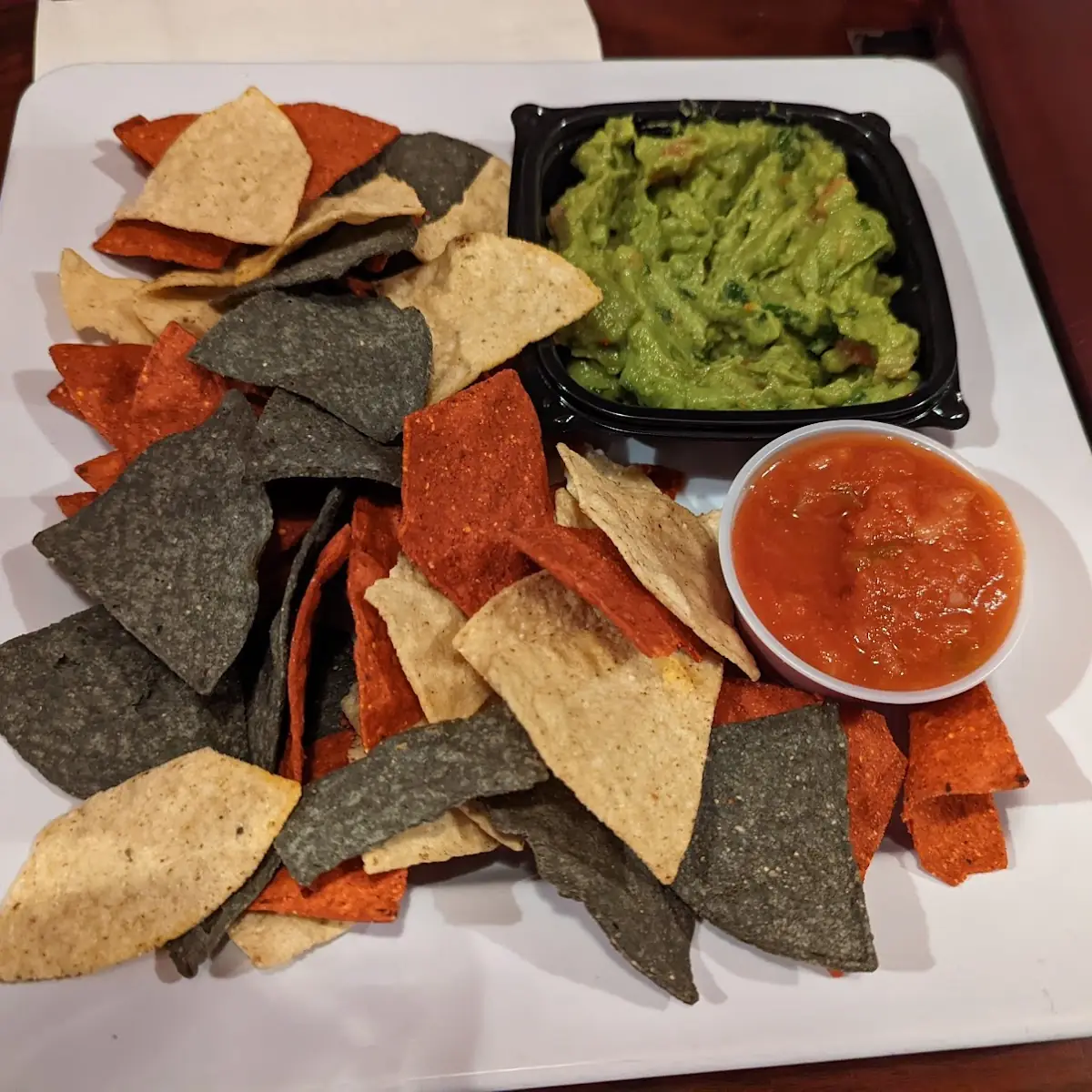 Guacamole Salsa and Chips
