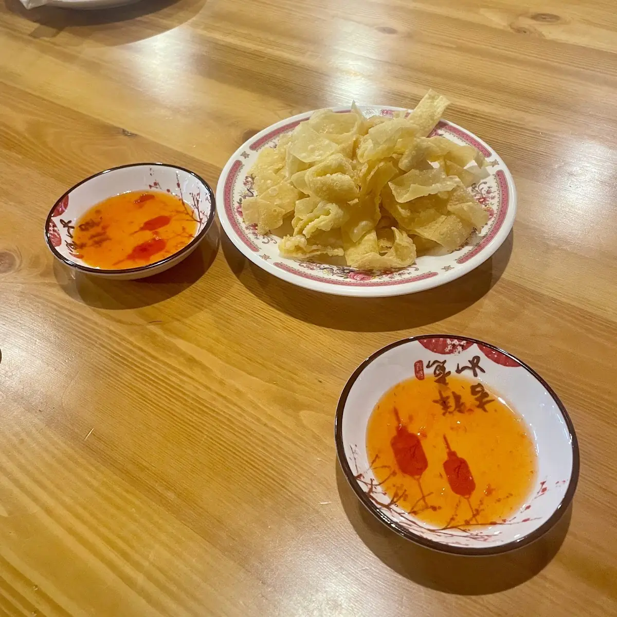 Chips and Chili Sauce