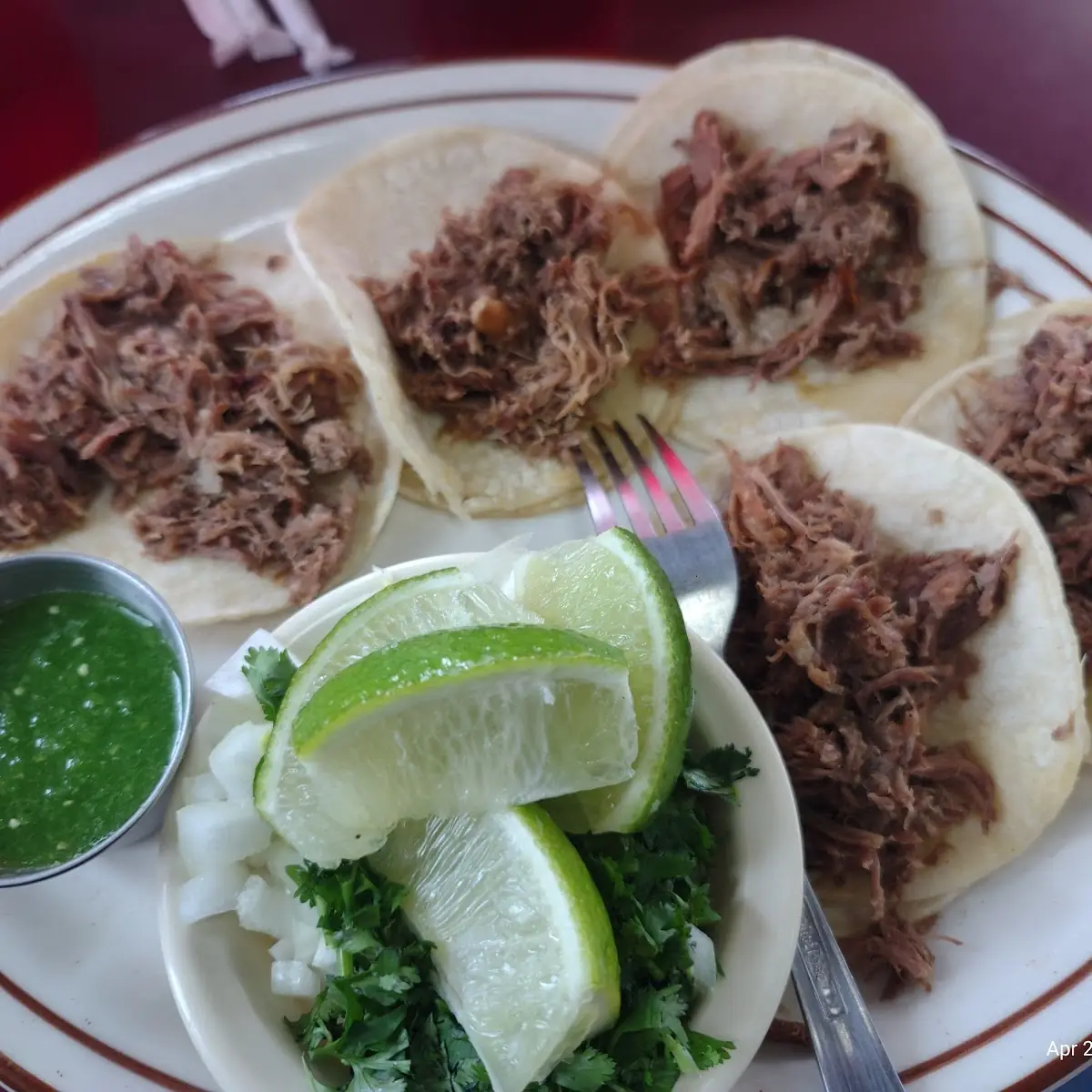 Tacos De Barbacoa