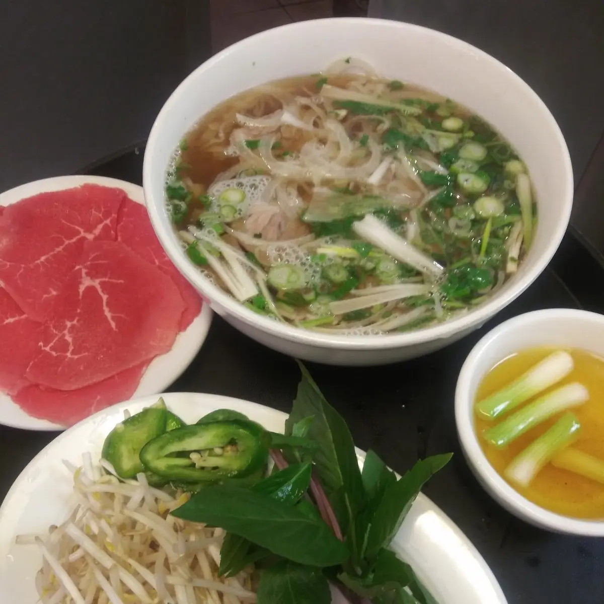 Pho DAC Biet Eye Round Steak on Side