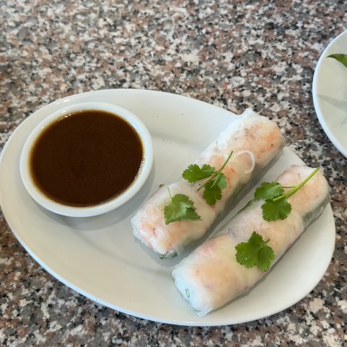 Shrimp and Pork Spring Rolls with Fish Sauce
