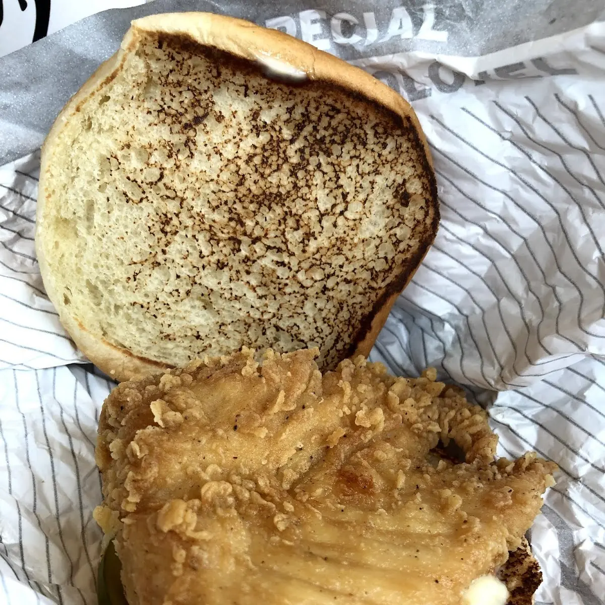 Fried Chicken Sandwich Supposed