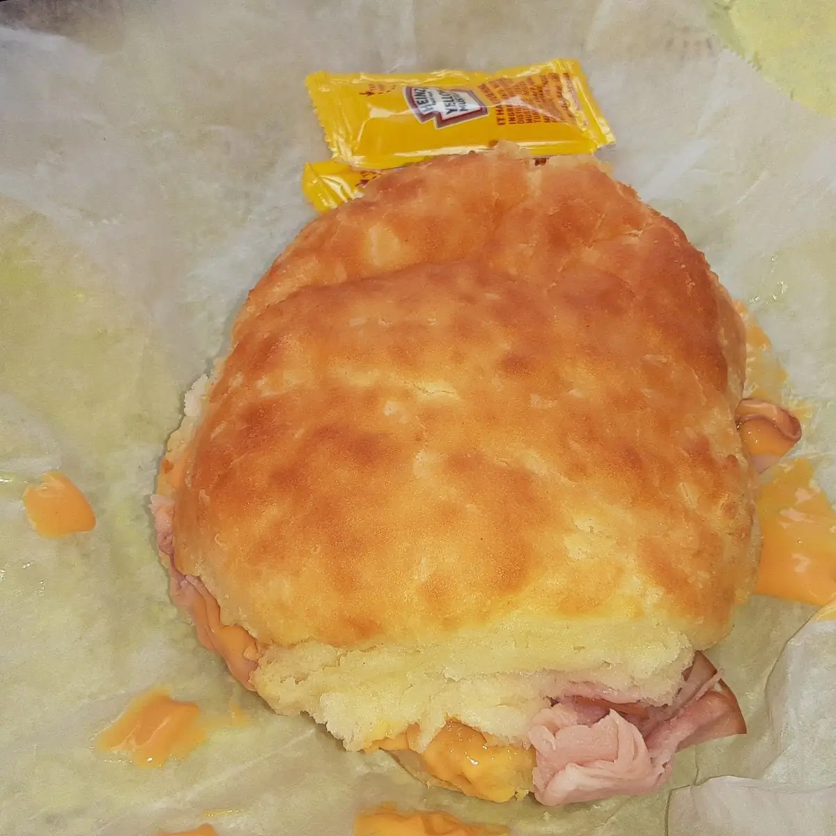 Ham and Cheese Biscuit