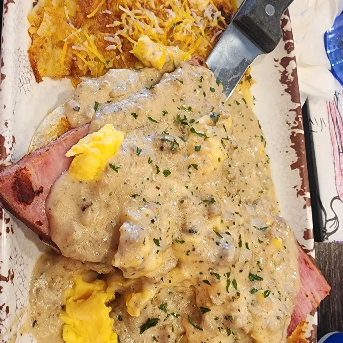 Denver N' Cheddar Omelette