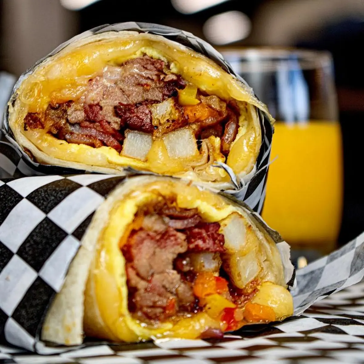 No Meat Breakfast Burrito