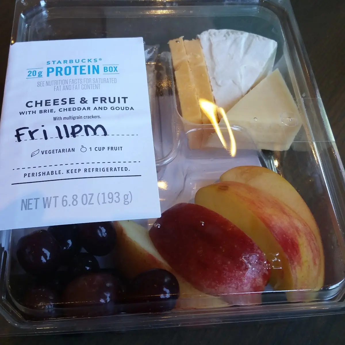 Cheese and Fruir Protein Box