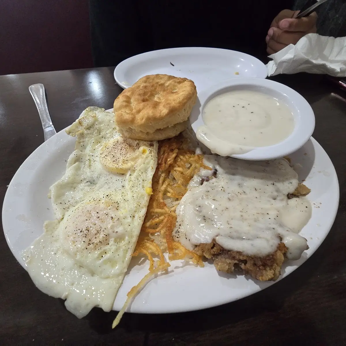 Chicken Fried Steak Eggs