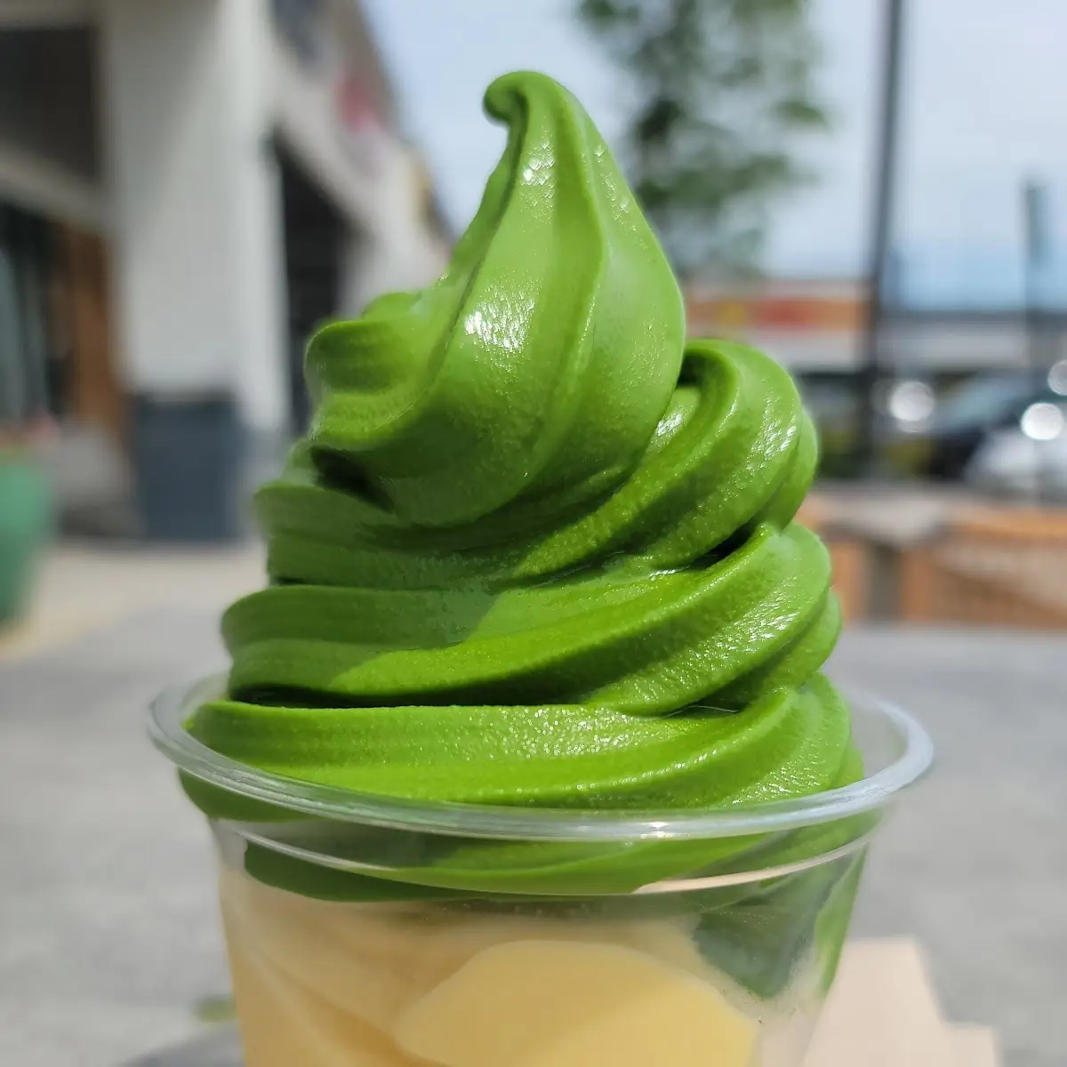 Creamy Matcha Soft Serve