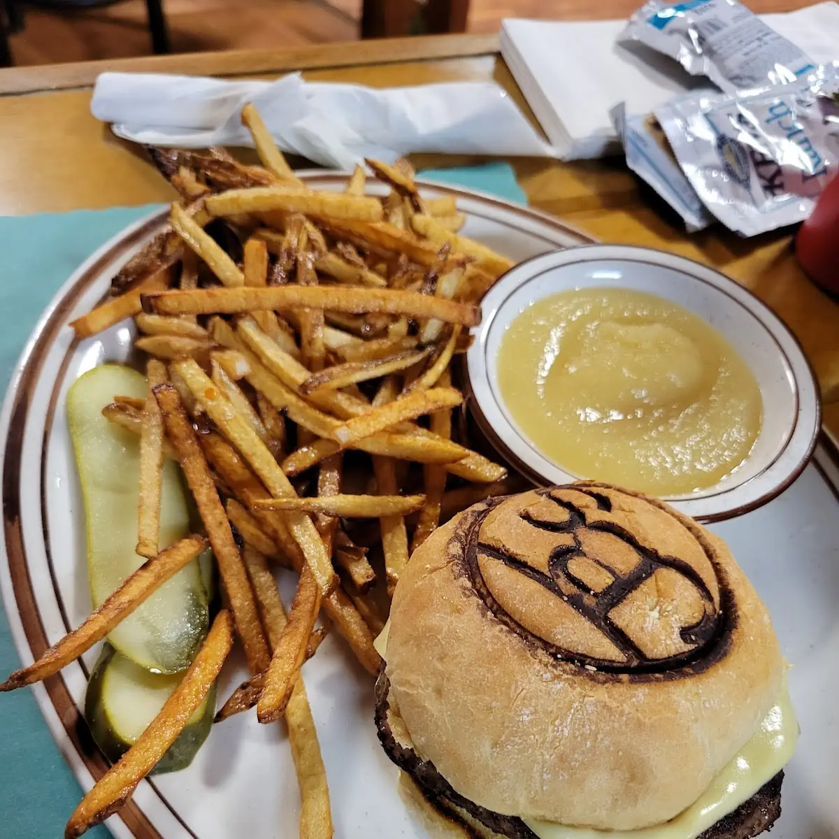Burger and Fries