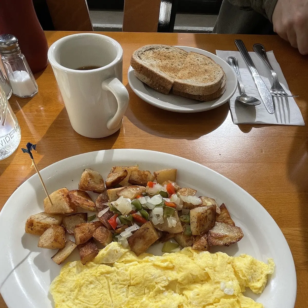 Scrambled Eggs with Home Fries
