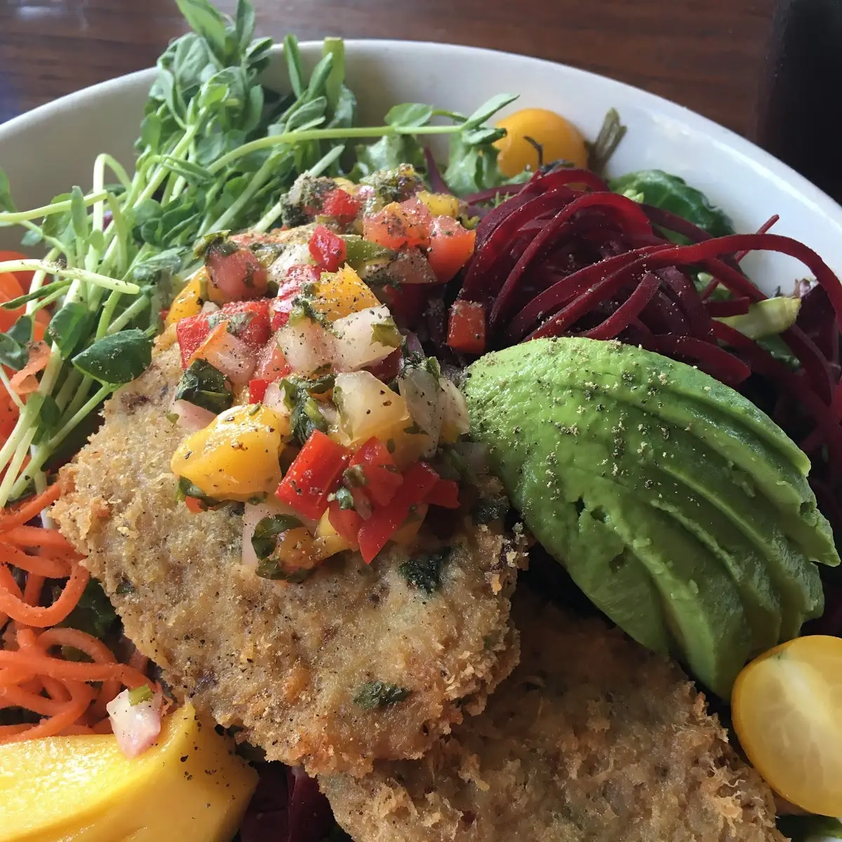 Macadamia Nut Crusted Mahi Mahi Plate