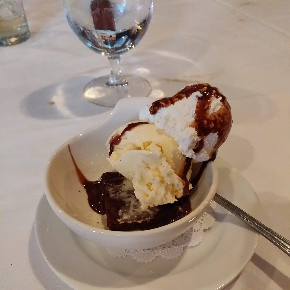 Mini Brownie Sundae
