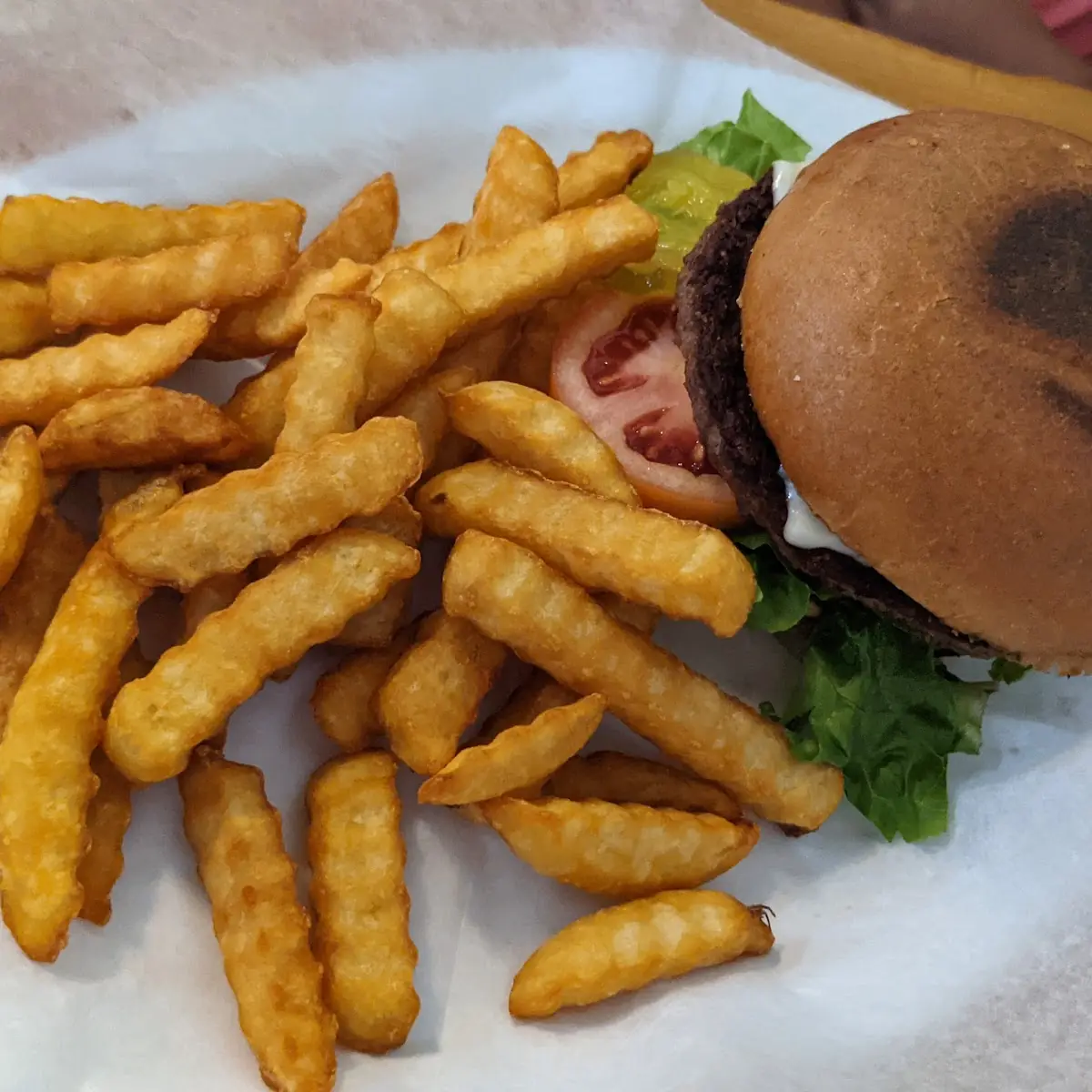 Kids Cheeseburger and Fries