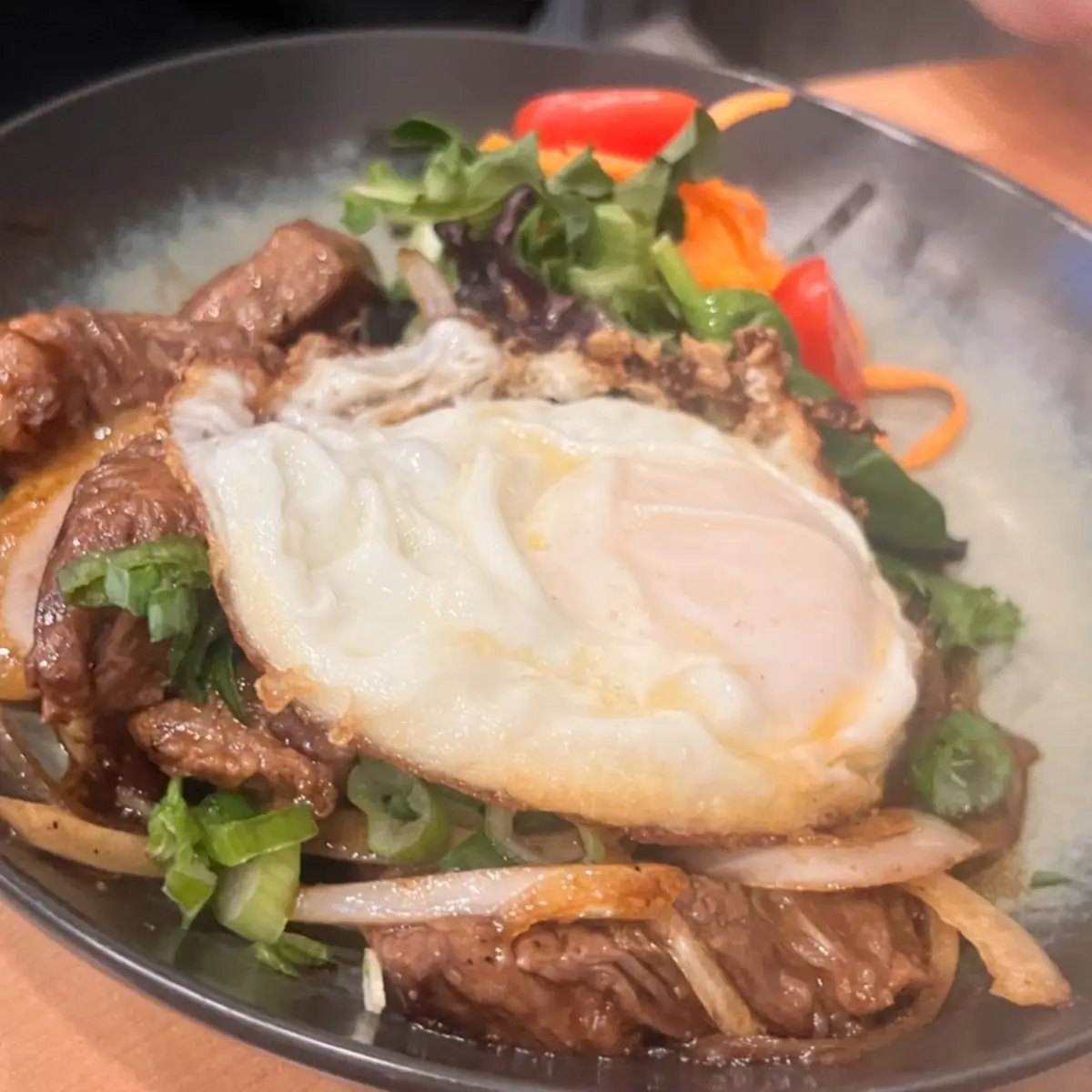Shaking Steak and Egg