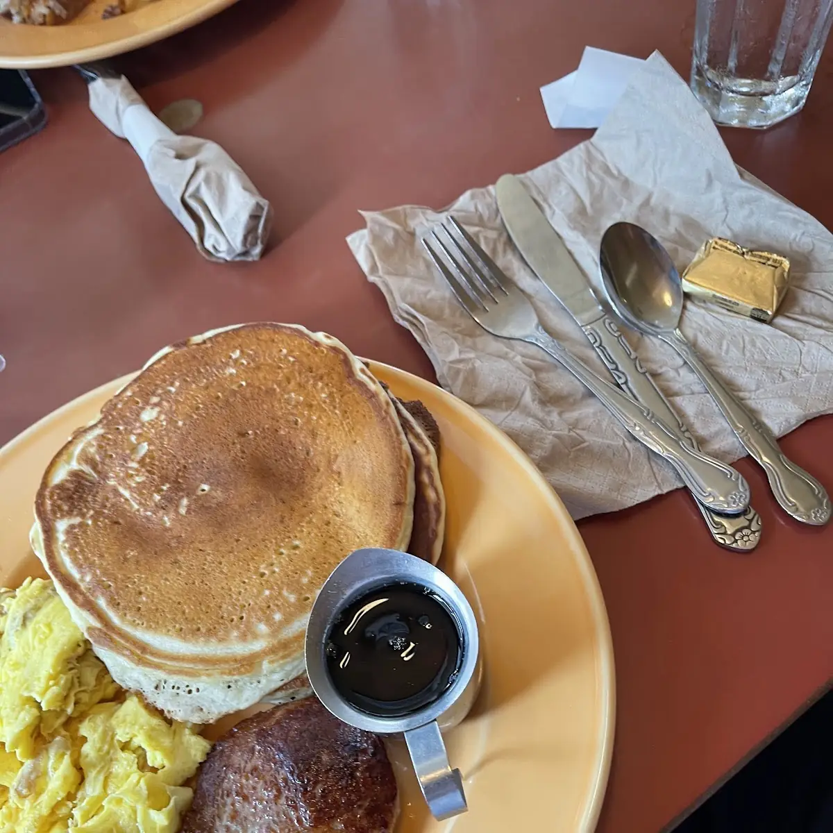 Banana Chocolate Chip Pancakes