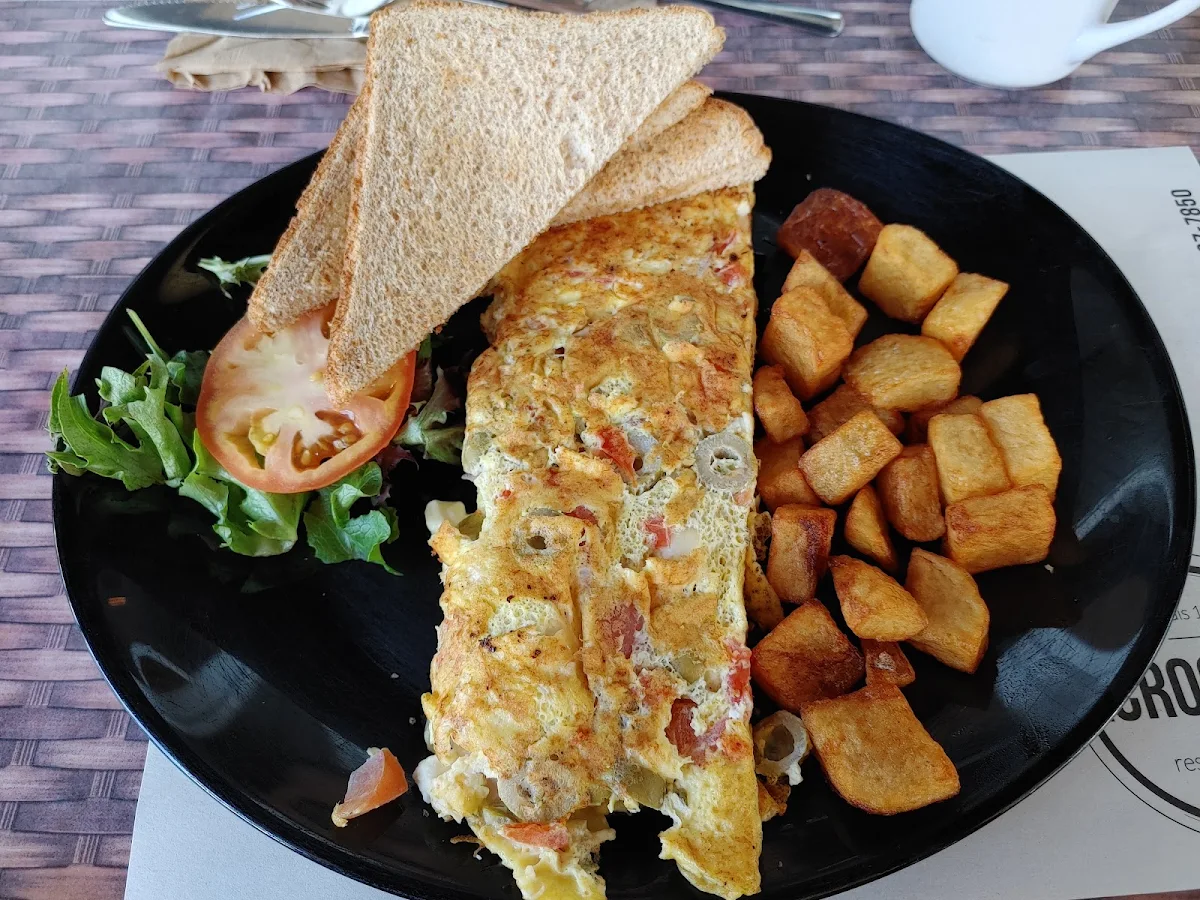 Omelette Grecque, Restaurant La Croquée