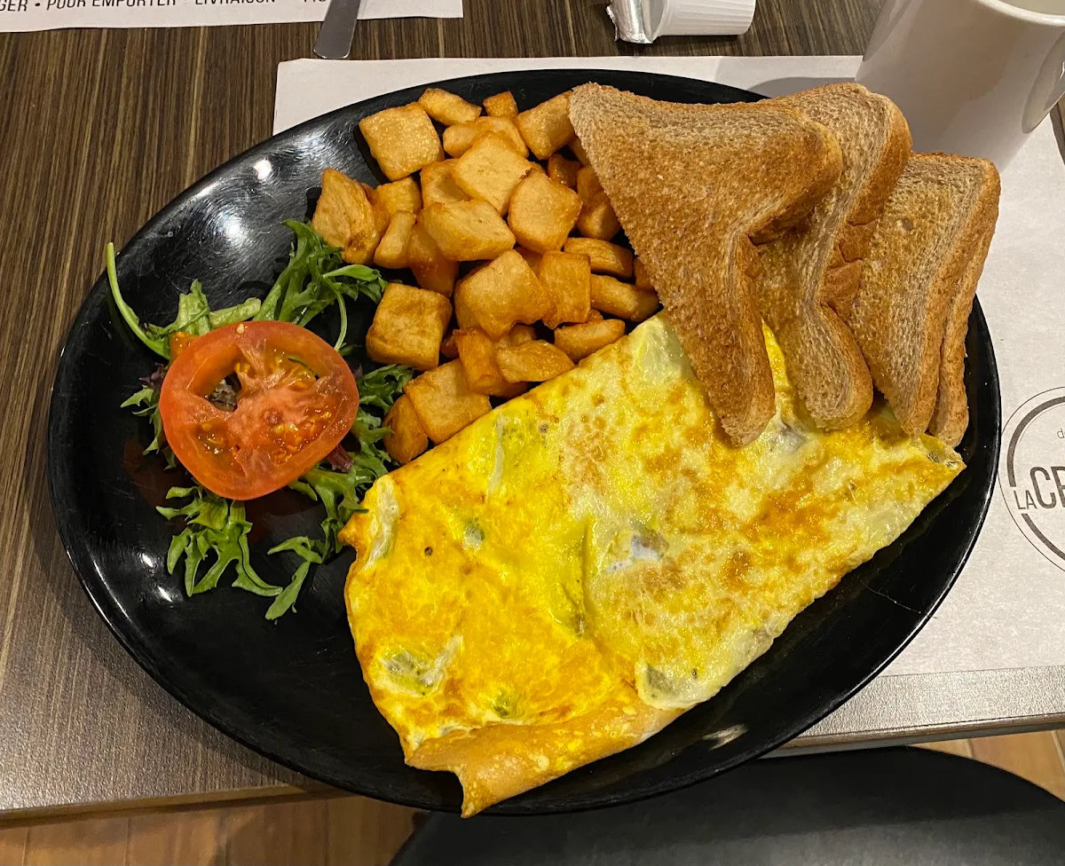 Omelette Traditional, Restaurant La Croquée