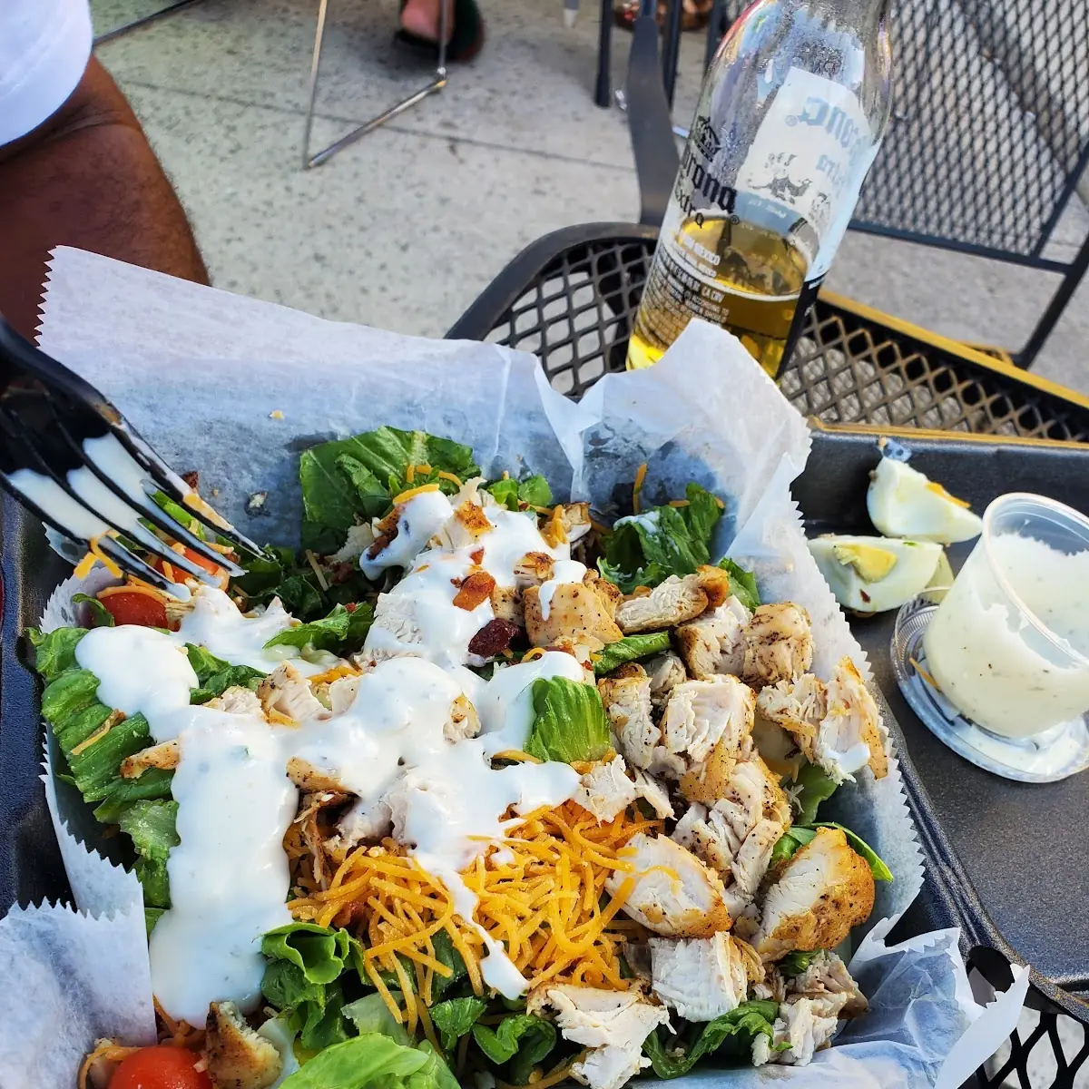 Chicken Salad with Caesar Dressing
