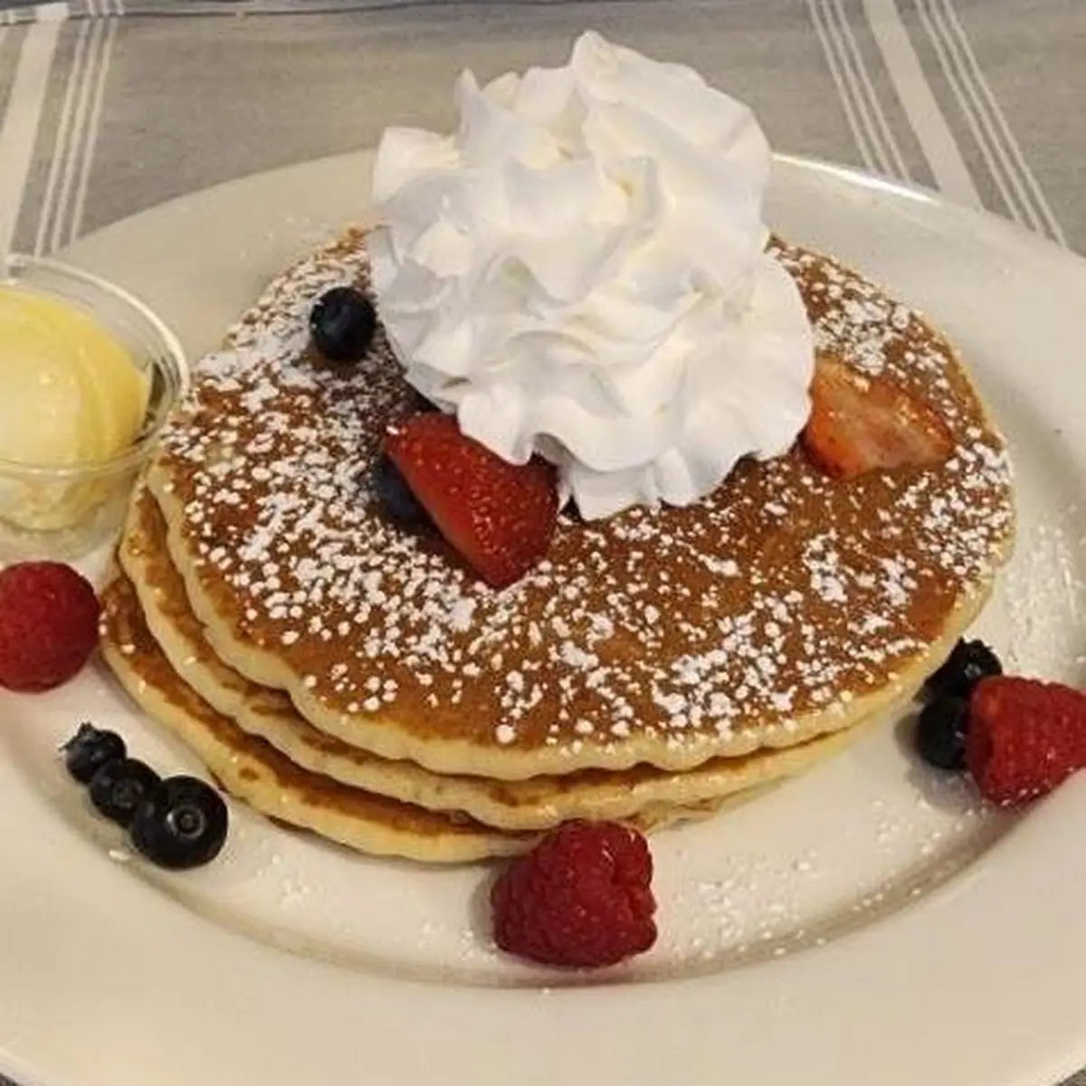 Ala Carte Pancake with Fruit Topping