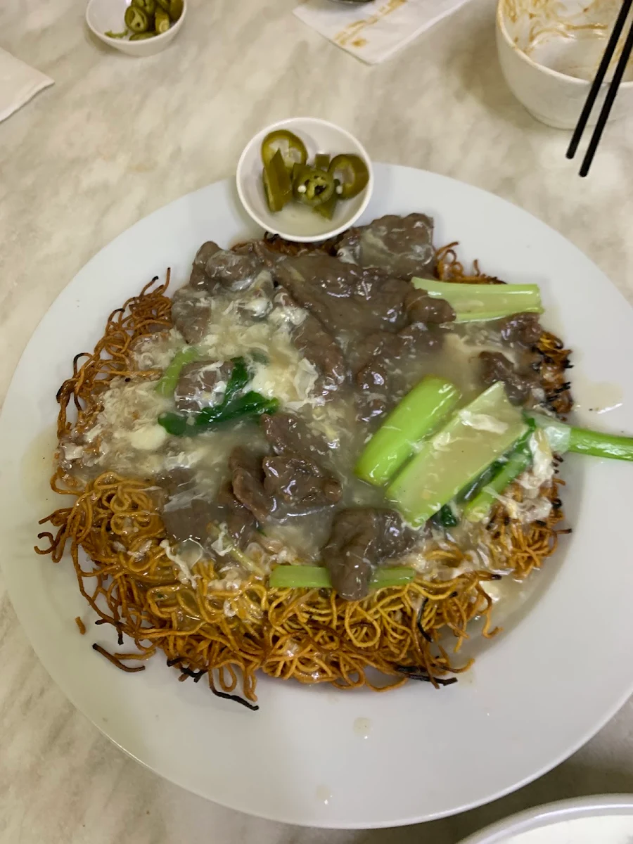 Beef Hor Fun with Crispy Noodles, NanYang Café