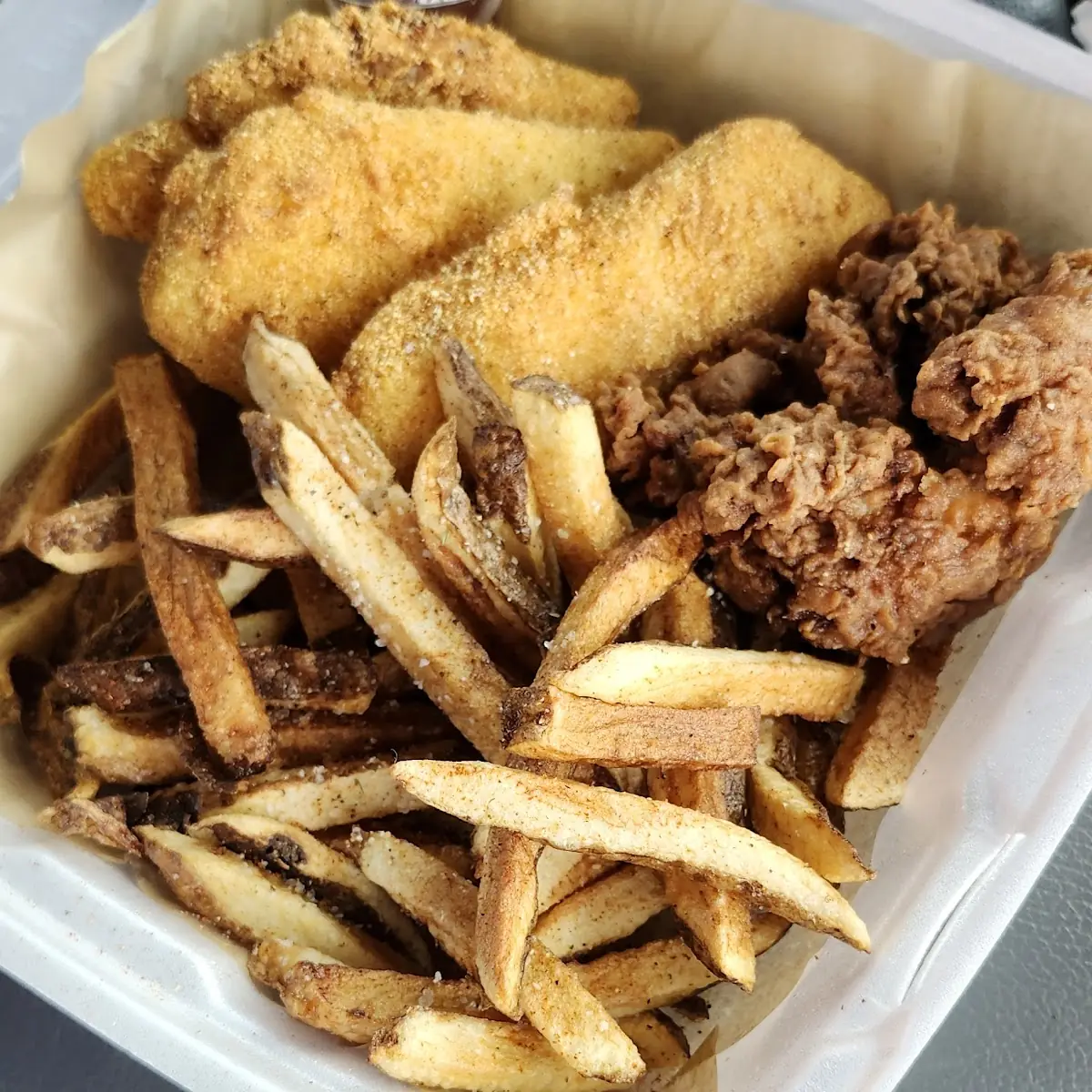 Cod and Oyster Basket
