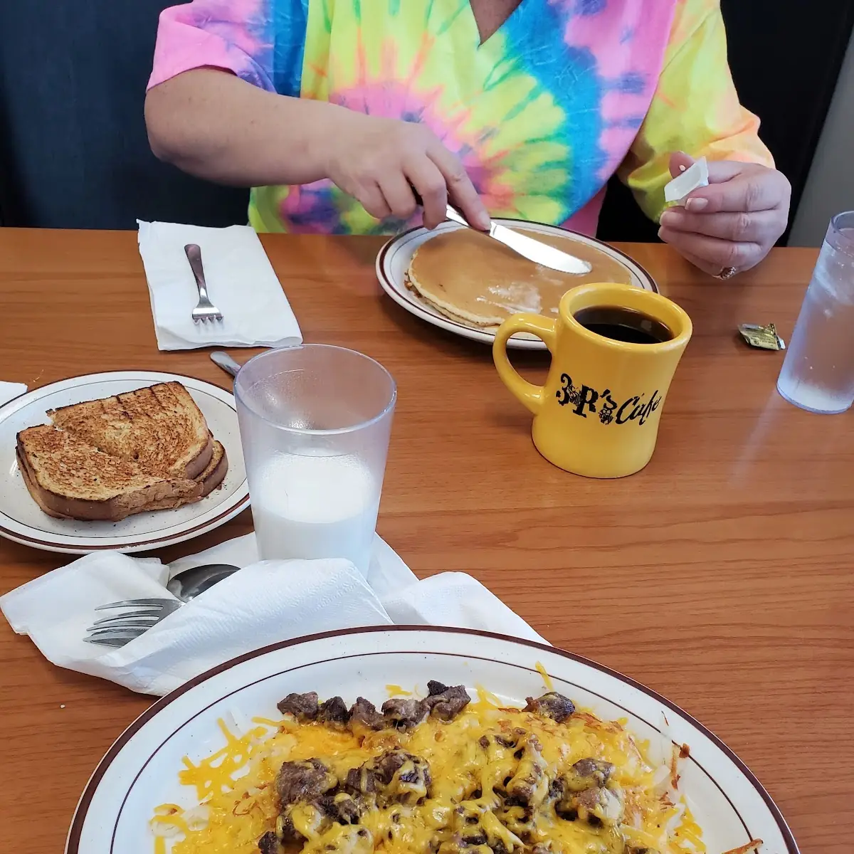 Steak Cheddar Cheese Omelet