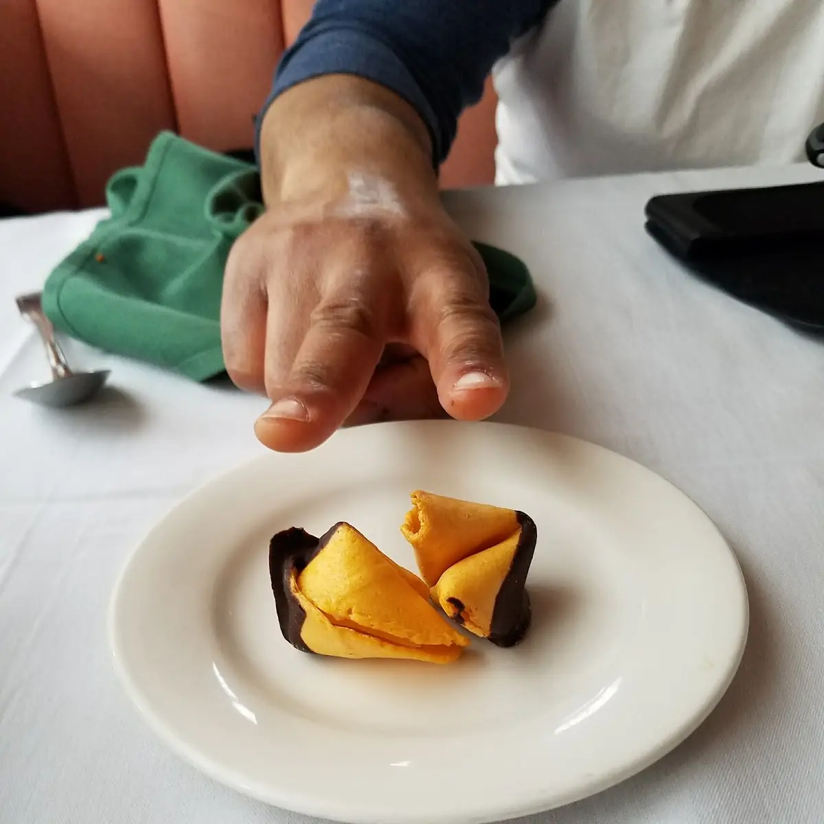 Homemade Chocolate Fortune Cookie
