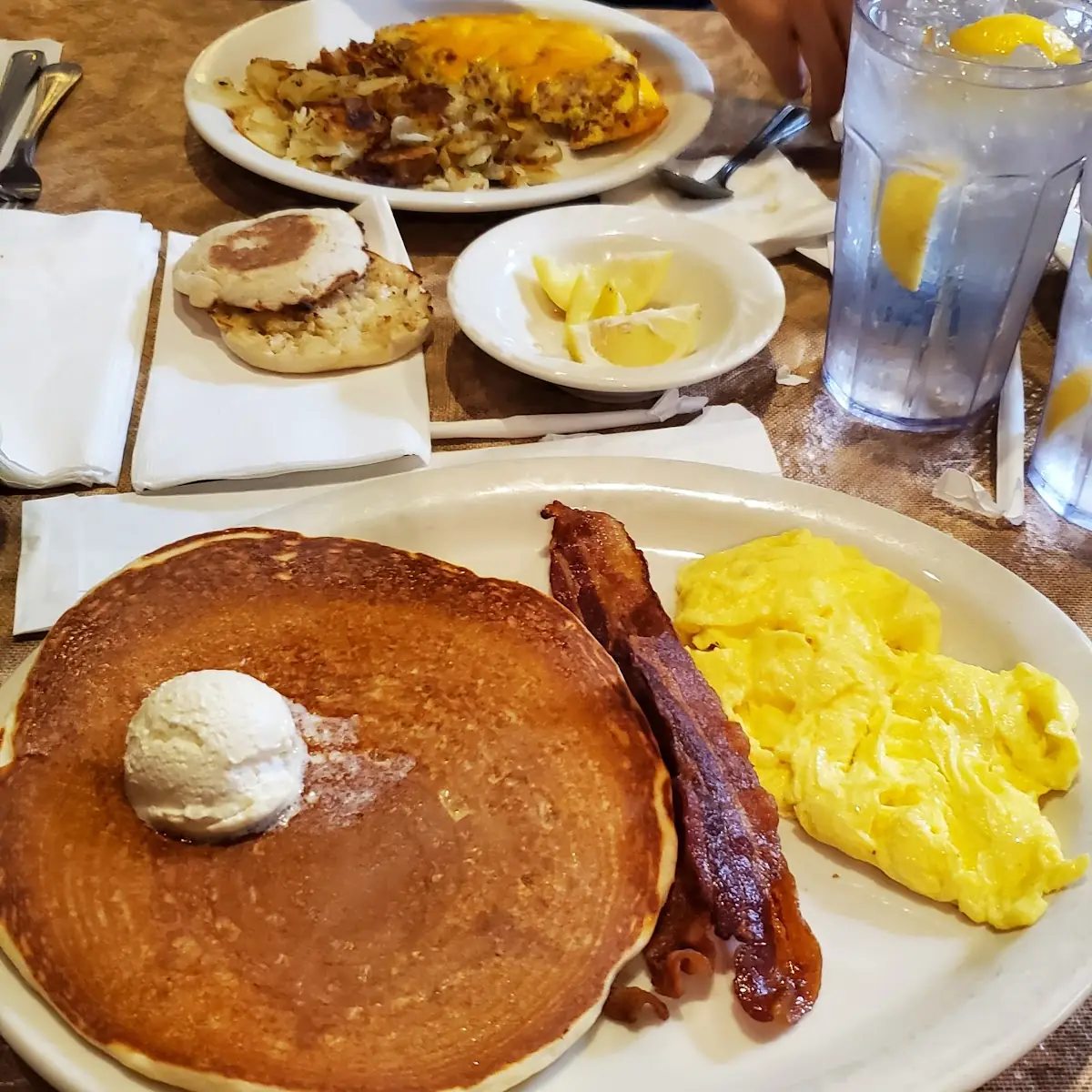 Denver Omelet with Pancakes